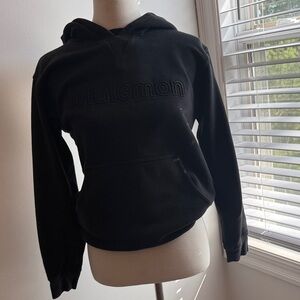 lululemon athletic Women's Black Pullover Sweatshirt All Yours Hoodie Graphic